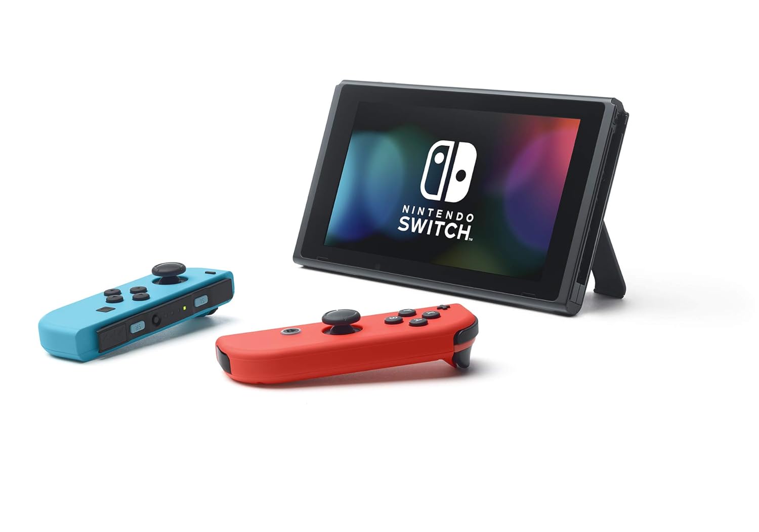 with Neon Blue and Neon Red Joy-Con - Handheld Gaming Console
